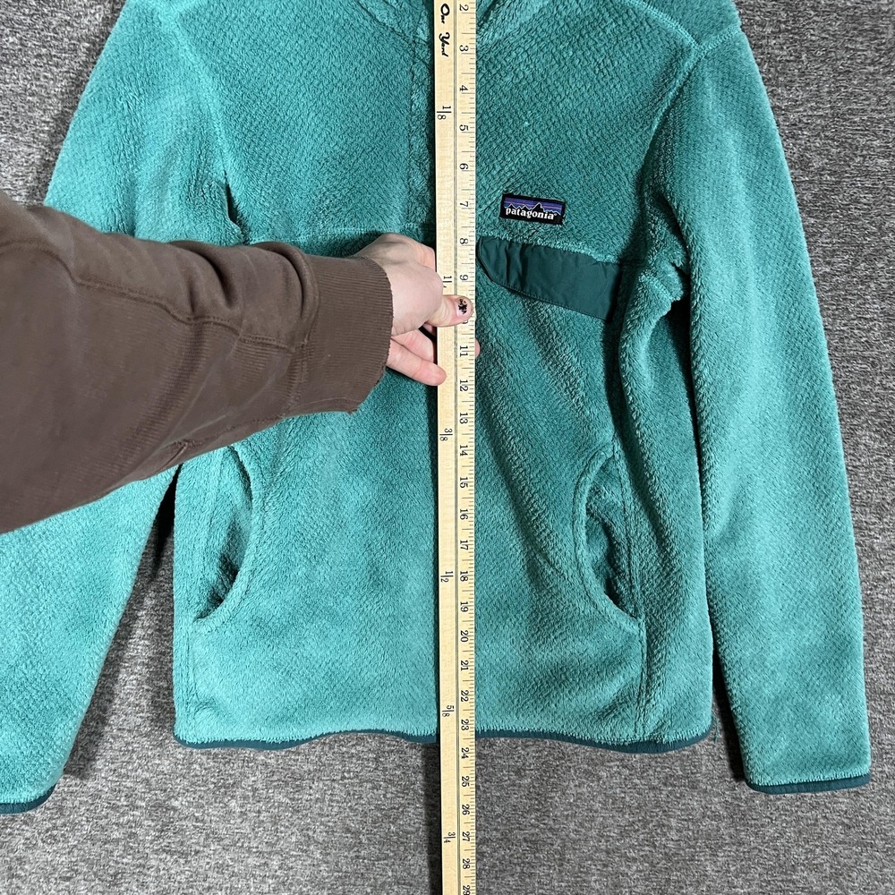 Patagonia Re-Tool Snap-T Jacket Womens Small Green Fleece‎ Pullover STY25442 - Picture 4 of 9